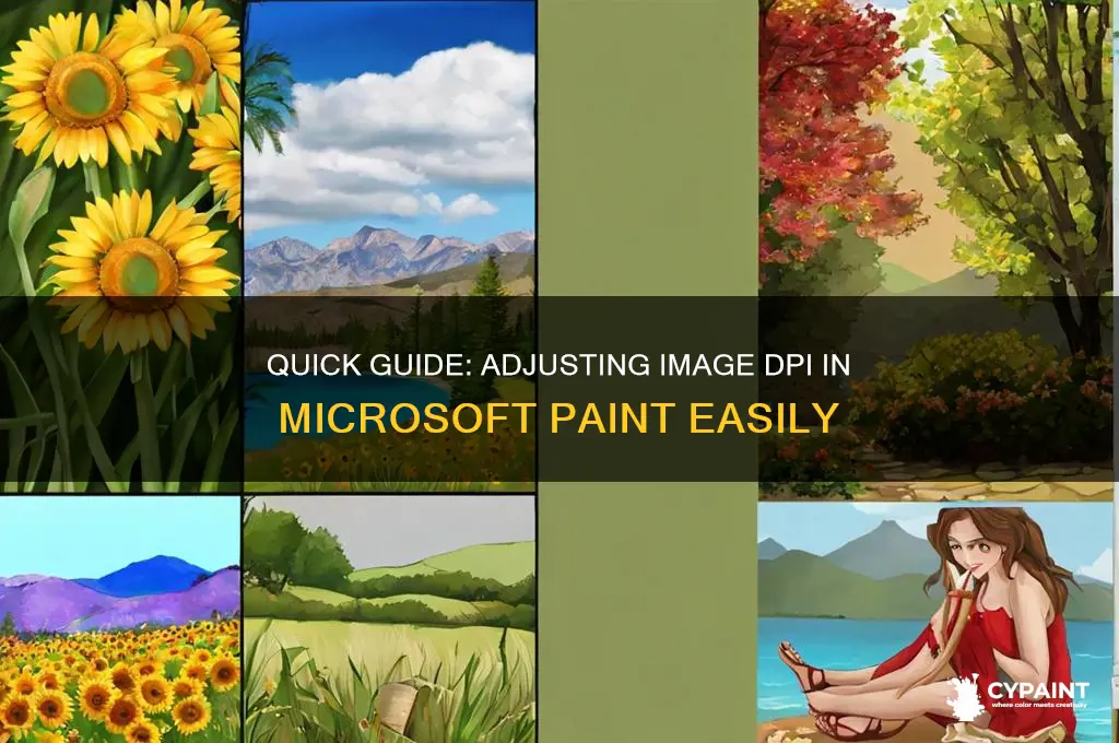 how to change dpi of an image in microsoft paint