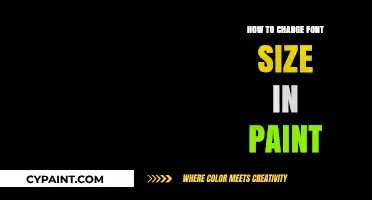 Quick Guide: Adjusting Font Size in Paint for Better Text Design