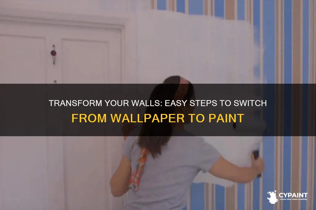 how to change from wallpaper to paint