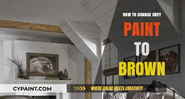 Transform Grey Paint to Brown: Easy Mixing Tips and Techniques