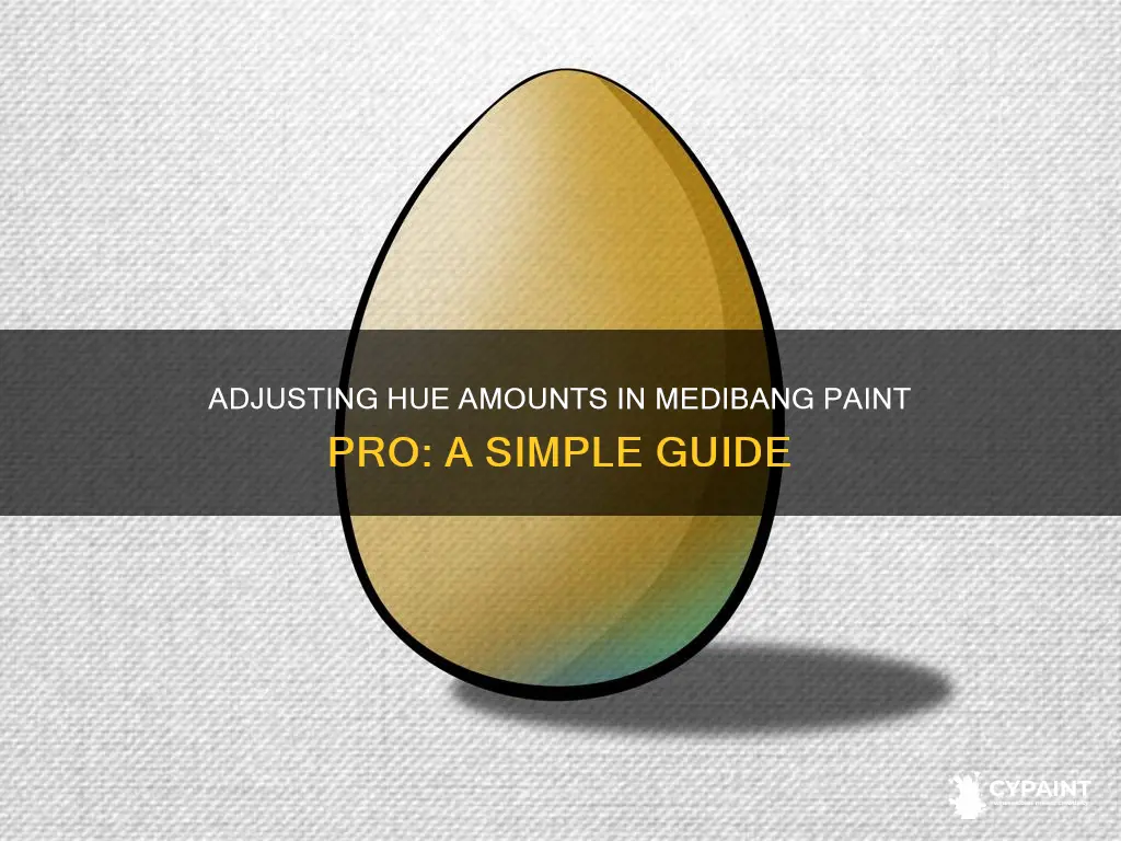 how to change hue amount on medibang paint pro