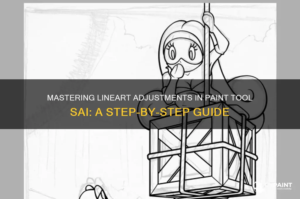 how to change lineart paint tool sai