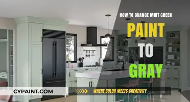 Transforming Mint Green Walls: Easy Steps to Achieve a Perfect Gray Finish