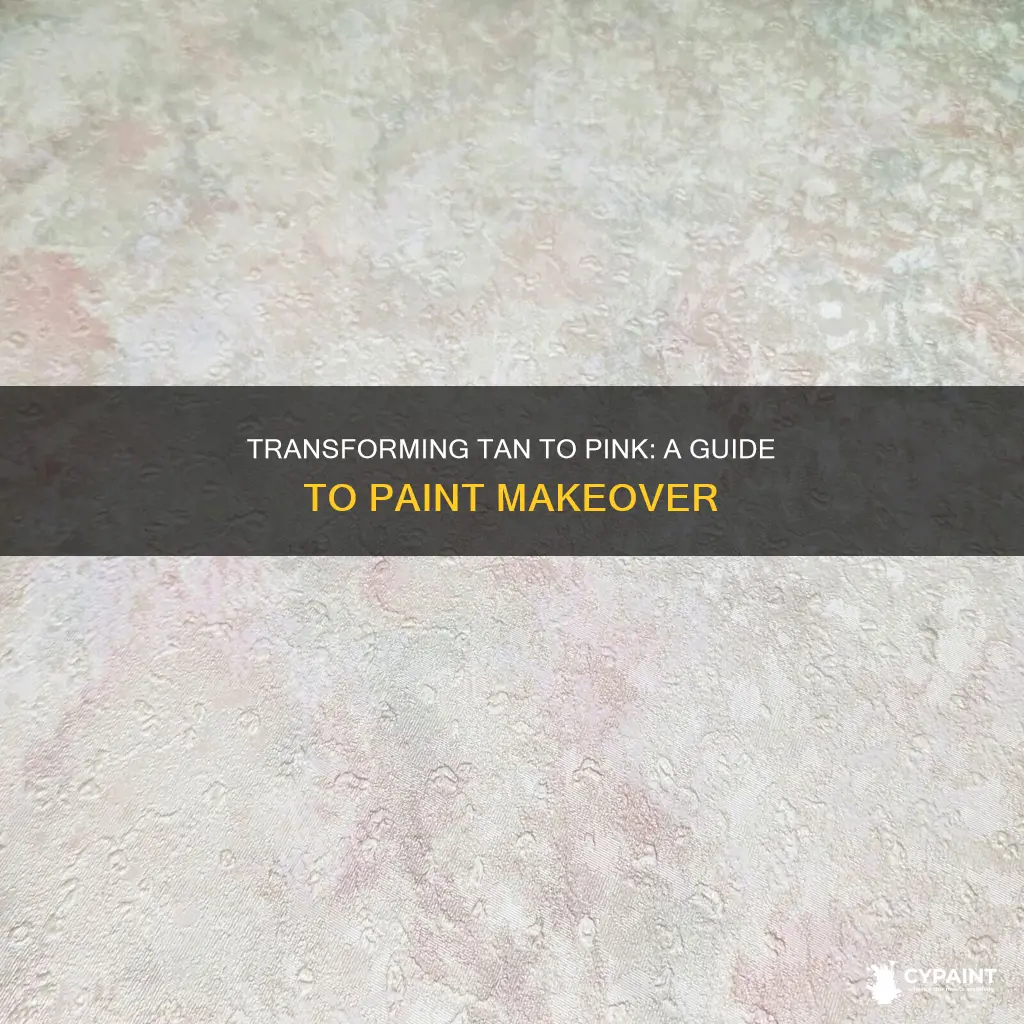 how to change my paint from tan to pink