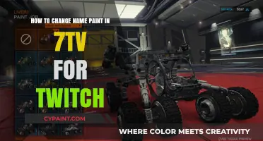 Customizing Your Twitch Stream: Editing Paint Names in 7TV
