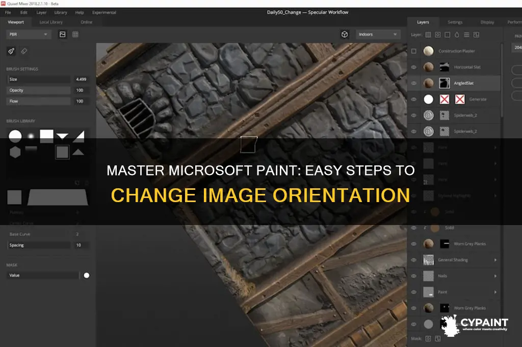 how to change orientation in microsoft paint