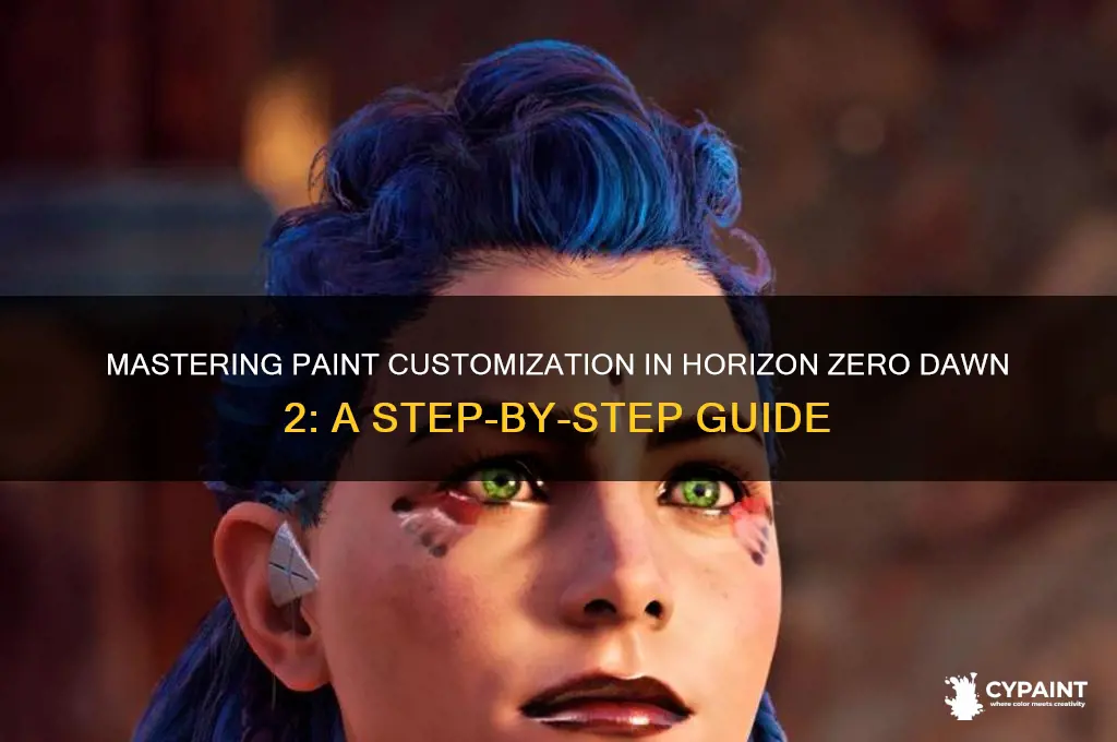 how to change paint in hotizom 2