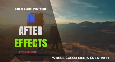 Mastering Paint Style Adjustments in After Effects: A Step-by-Step Guide