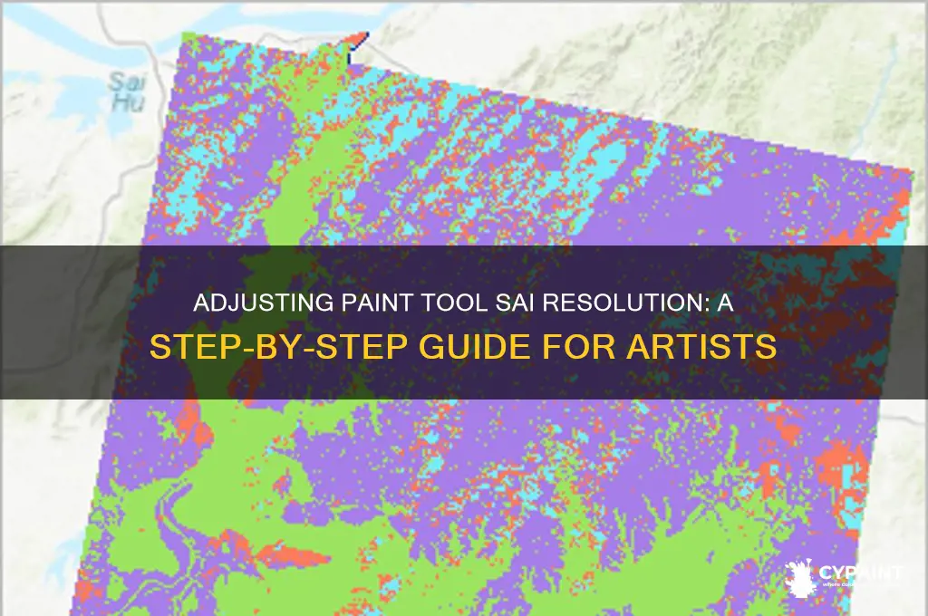 how to change paint tool sai resolution