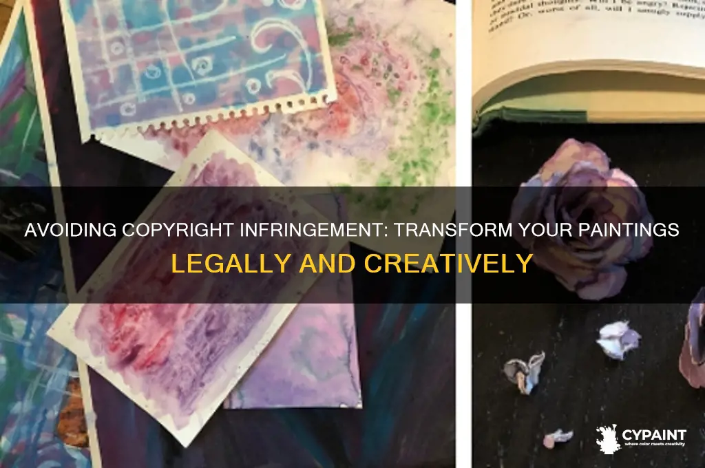 how to change painting to avoid copyright infringement