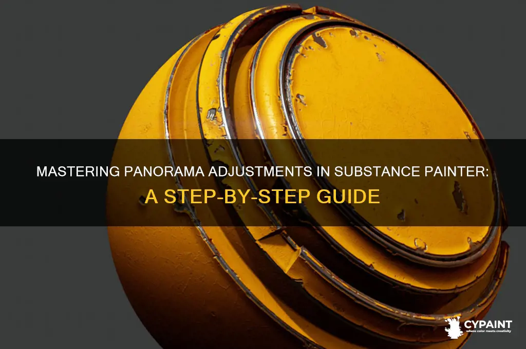 how to change panoramas in substance painter