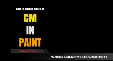 Convert Pixels to Centimeters in Paint: A Simple Guide