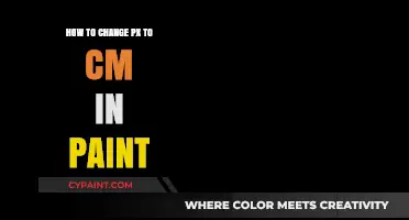 Convert Pixels to Centimeters in Paint: A Simple Guide