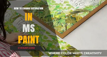 Mastering Color Vibrancy: Adjusting Saturation in MS Paint Easily