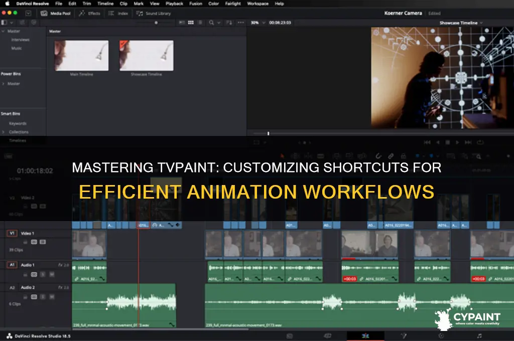 how to change shortcuts in tv paint