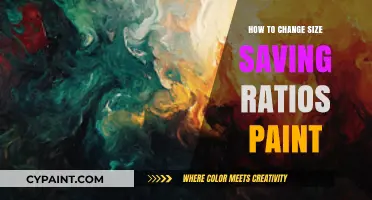 Mastering Paint: Adjusting Size Saving Ratios for Optimal Results