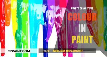 Quick Guide: Changing Text Color in Paint Effortlessly