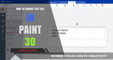 Quick Guide: Adjusting Text Size in Paint 3D Effortlessly