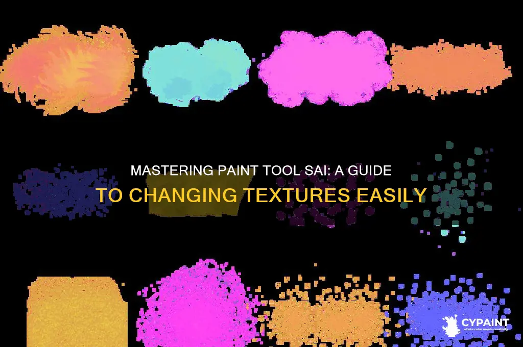 how to change textures for paint tool sai