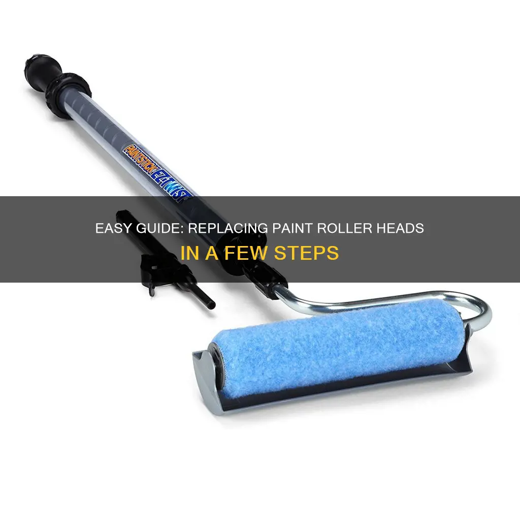 how to change the head on a paint roller