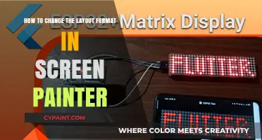 Adjusting Screen Painter Layouts: Quick Format Change