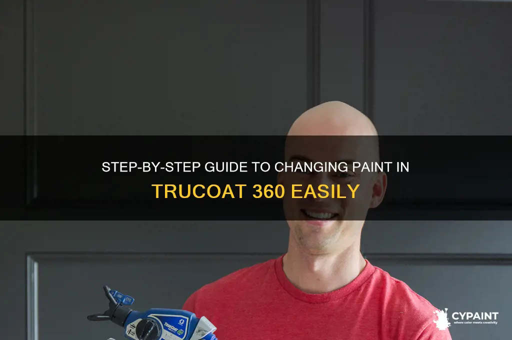 how to change the paint in treucoat 360