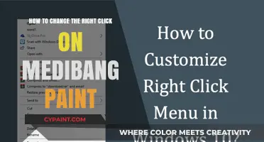 Customizing Medibang Paint: Right-Click Settings Explored