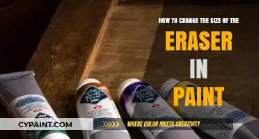 Mastering Paint: Adjusting Eraser Size for Precision Editing