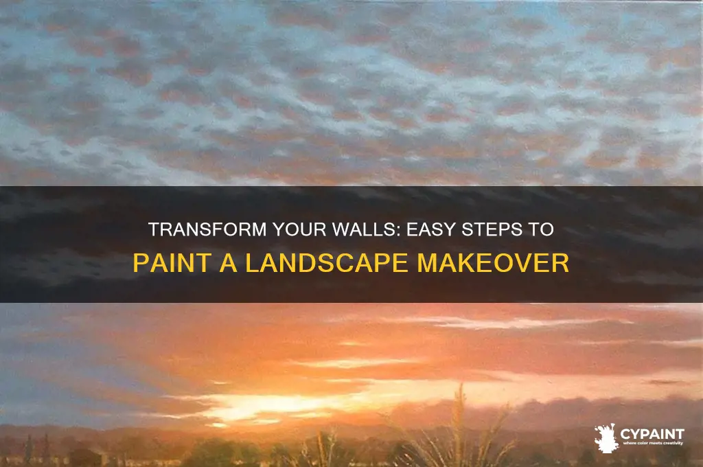 how to change to landscape with paint