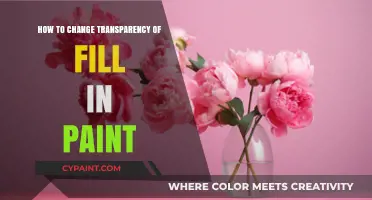 Mastering Paint: Adjusting Fill Transparency for Stunning Visual Effects