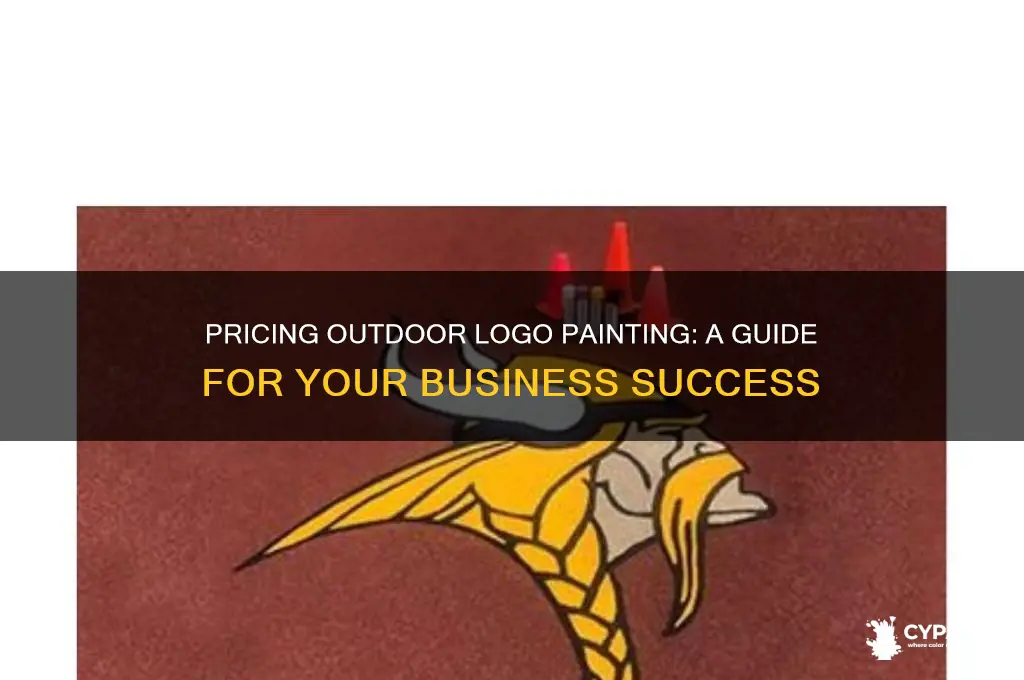 how to charge for painting business logo outdoors