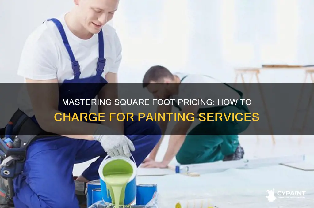 how to charge per square foot painting