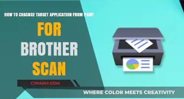 Switch Brother Scanner Target Application from Paint: A Quick Guide
