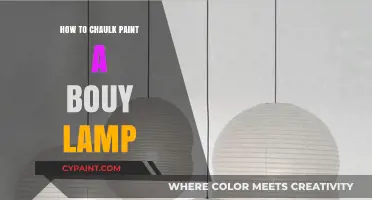 Chalk Paint Transformation: Revamping a Buoy Lamp with Creative Techniques