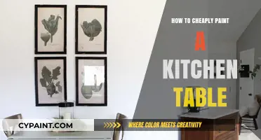 Budget-Friendly Kitchen Table Makeover: Affordable Painting Tips and Tricks