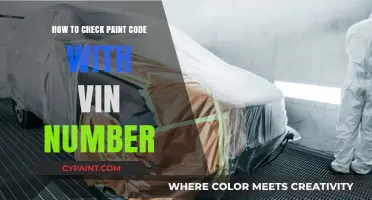 Find Your Car's Paint Code Using the VIN Number Easily