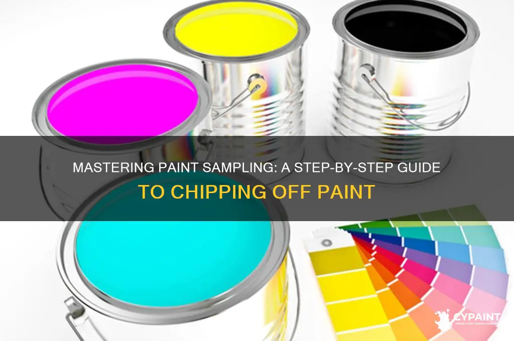 how to chip off a paint sample