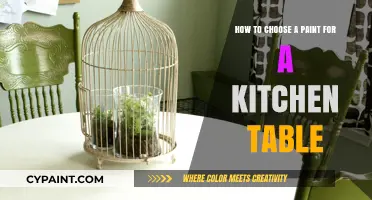 Choosing the Right Paint for Your Kitchen Table