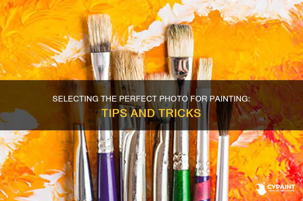 how to choose a photo to paint