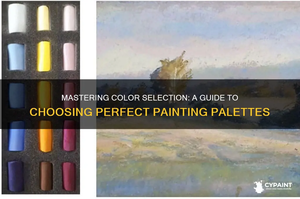 how to choose colours for a painting