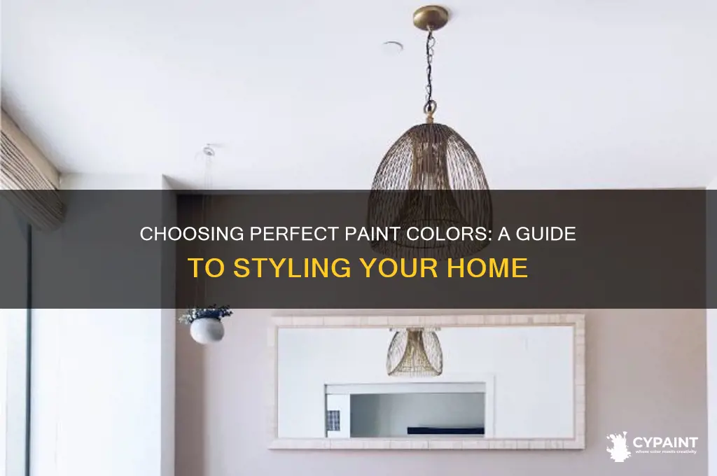 how to choose paint colours for home