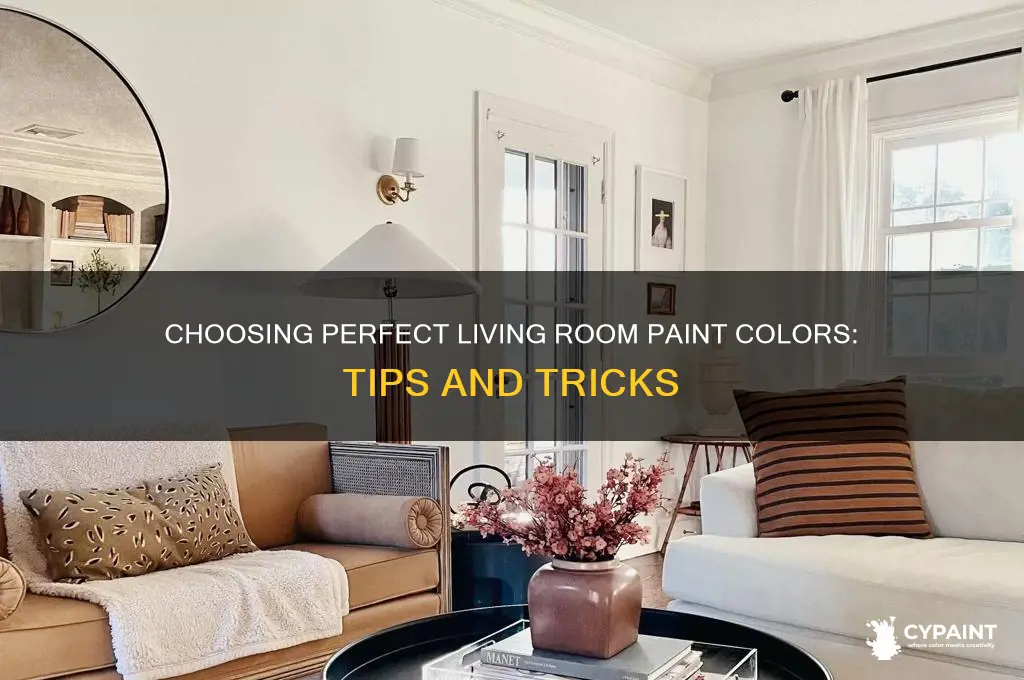 how to choose paint colours for living room