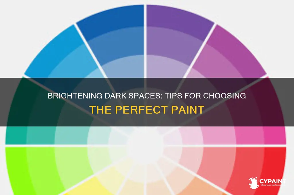 how to choose paint for a dark room
