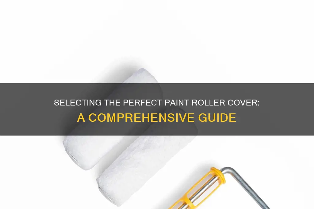 how to choose the right paint roller cover