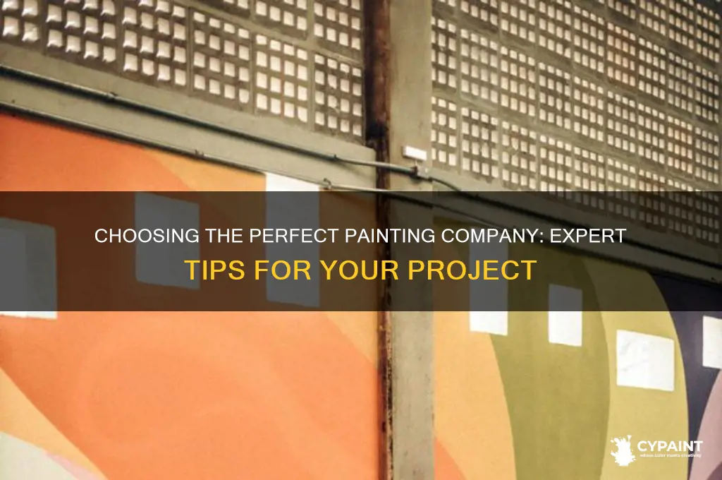 how to choose the right painting company