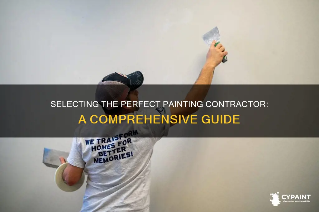 how to choose the right painting contractor