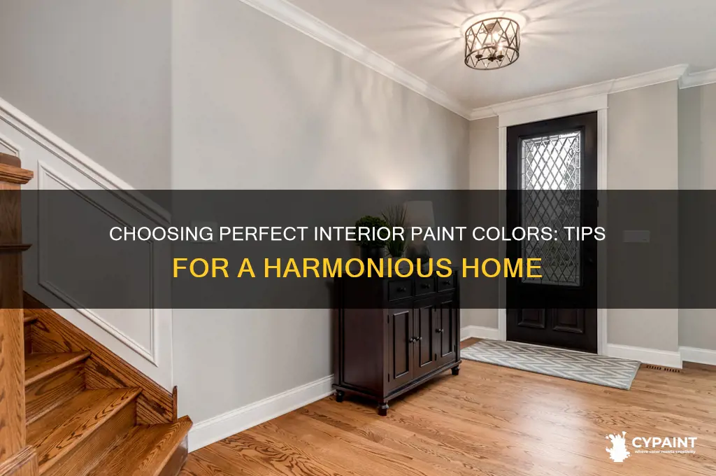 how to chose colr for painting interior