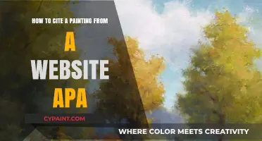 Citing Art: APA Style Guide for Online Paintings