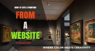 Citing Online Art: A Guide to Properly Reference Website Paintings
