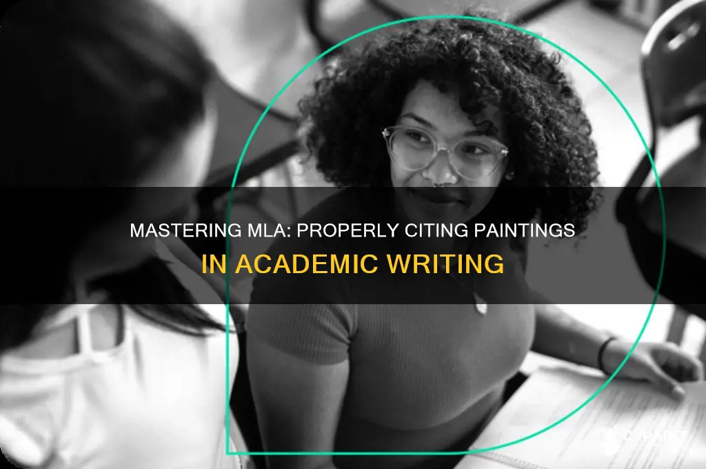 how to cite a painting in mla format